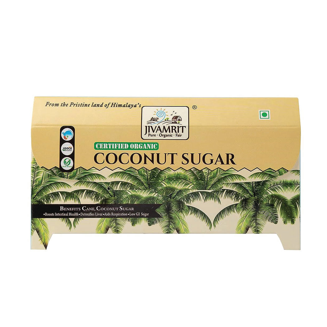 Organic Coconut Sugar Sachets/Pouch 125 Gram (5 Gram X 25 Nos)