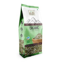 Organic Moong Dal Chilka 500g - 100% Vegan, Unpolished, Gluten Free and No Pesticides