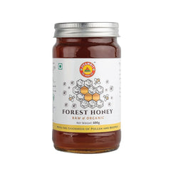 Organic Wild Forest Honey 600g - Organic Multiflora Honey