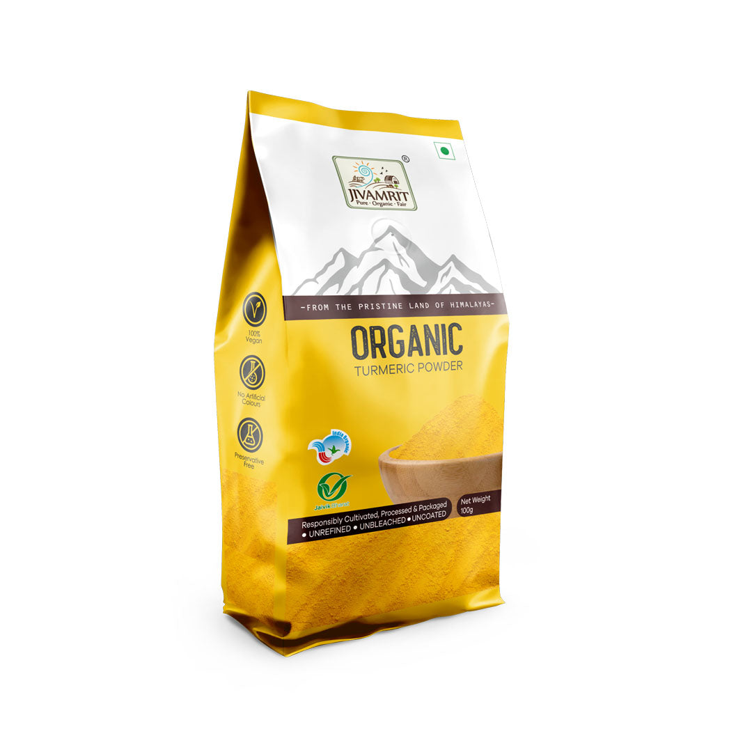 Organic Turmeric Powder 100g - Organic Haldi Powder
