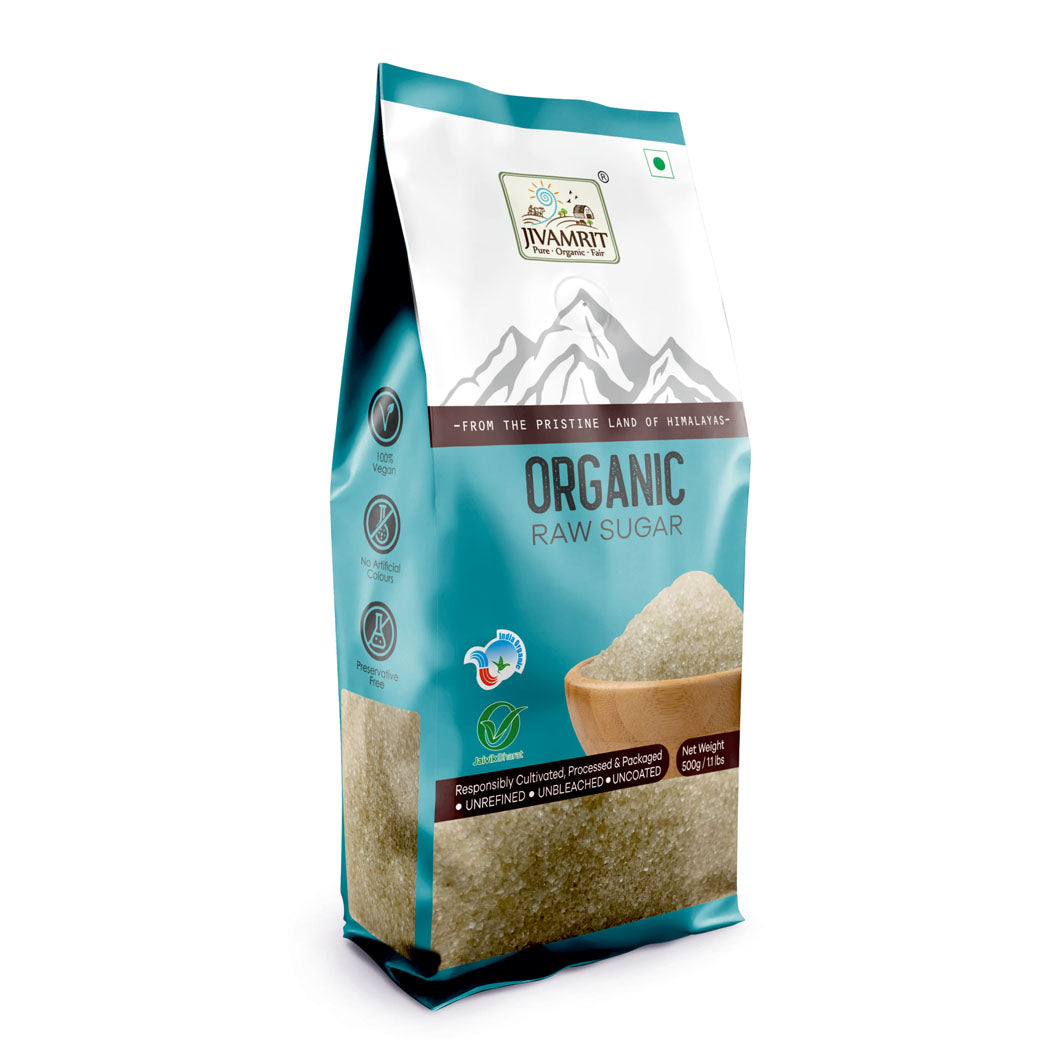 Organic Raw Sugar 500 Gram - Organic Sugar