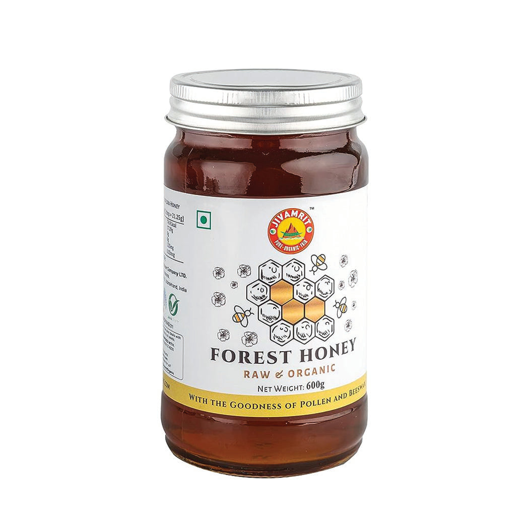 Organic Wild Forest Honey 600g - Organic Multiflora Honey