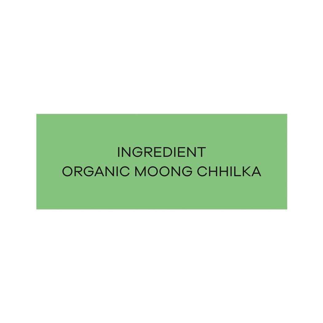 Organic Moong Dal Chilka 500g - 100% Vegan, Unpolished, Gluten Free and No Pesticides