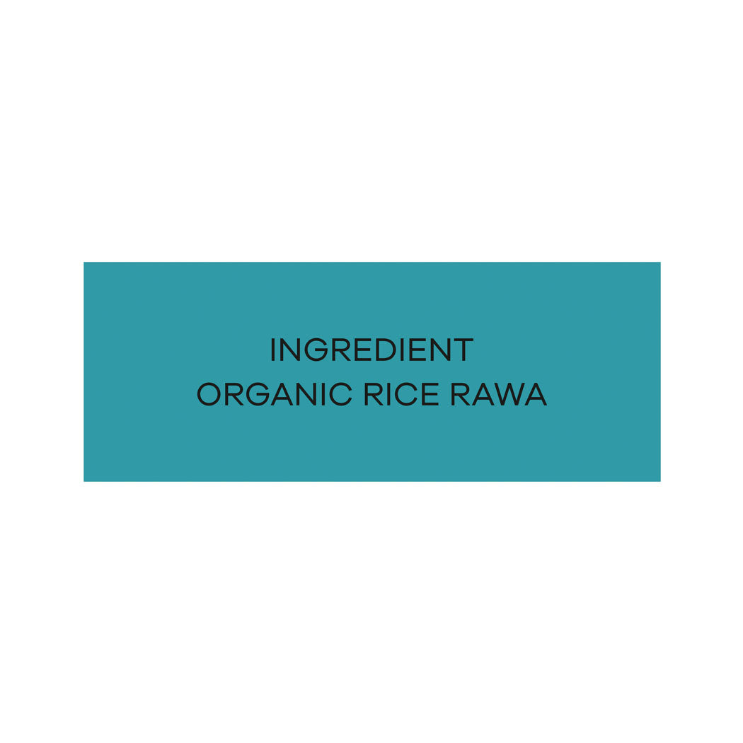 Organic Rice Rawa 500g - 100% Vegan, Unpolished, Gluten Free And No Pesticides