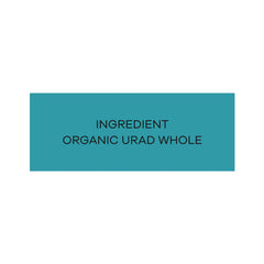 Organic Black Urad Dal Whole 500 Gram - 100% Vegan, Unpolished, Gluten Free and No Pesticides