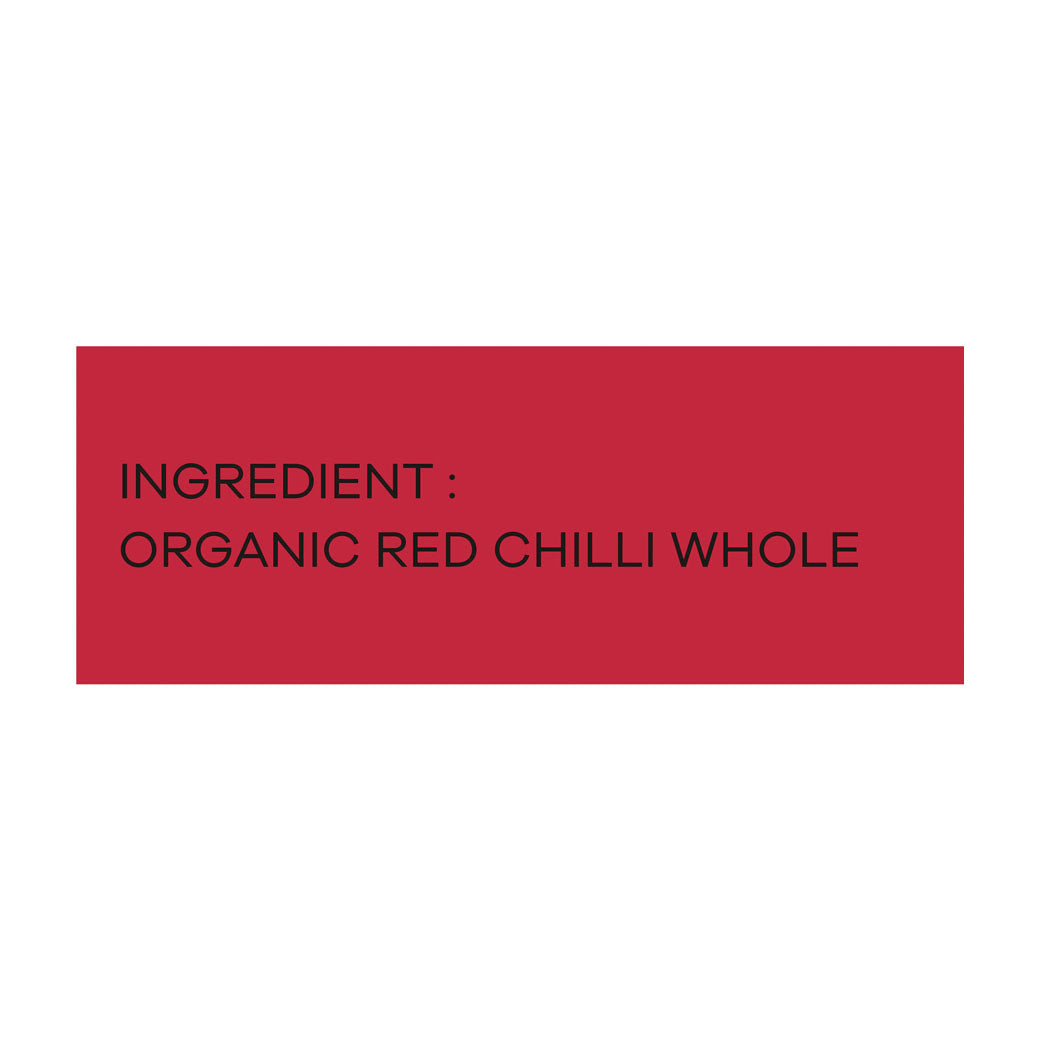 Organic Red Chilli Powder 100g - Organic Healthy Spices