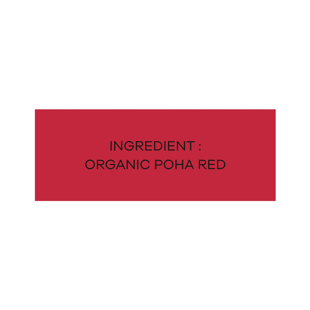 Organic Poha Red 500g - Organic Healthy Poha