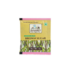 Organic Brown Sugar Sachets/Pouch 125 Gram (5 Gram X 25 Nos)