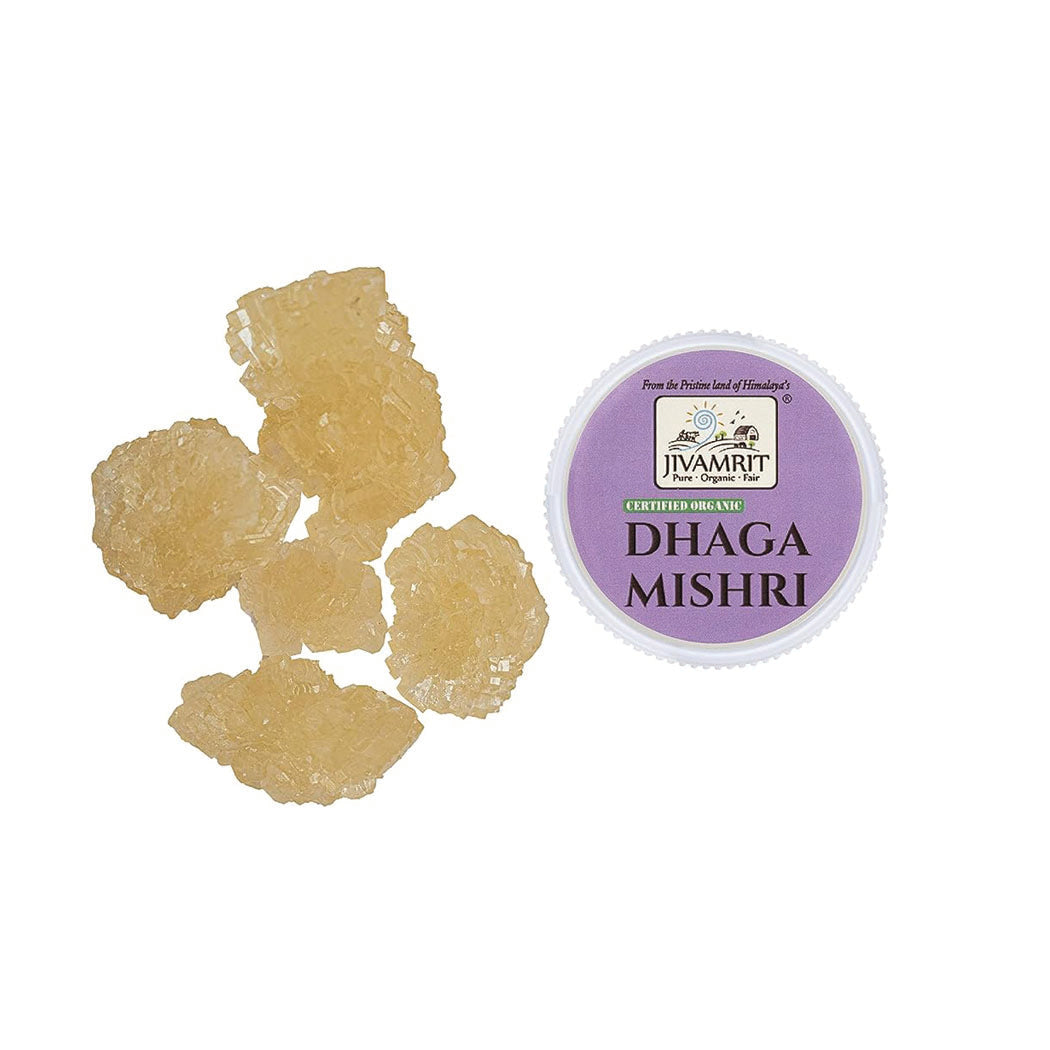 Organic Dhaga Mishri 250g - Organic Sugar Thread