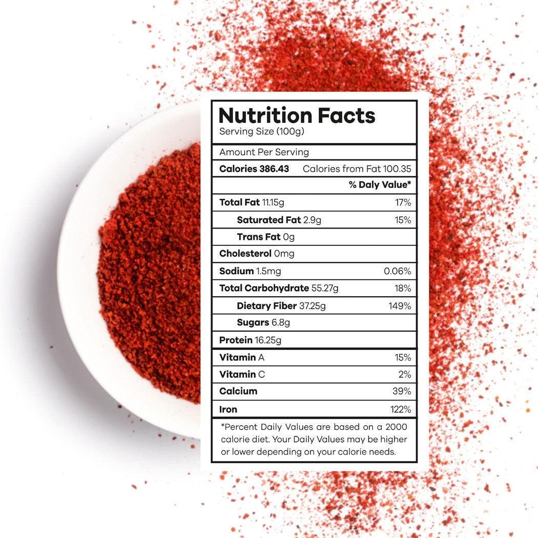 Organic Red Chilli Powder 100g - Organic Healthy Spices