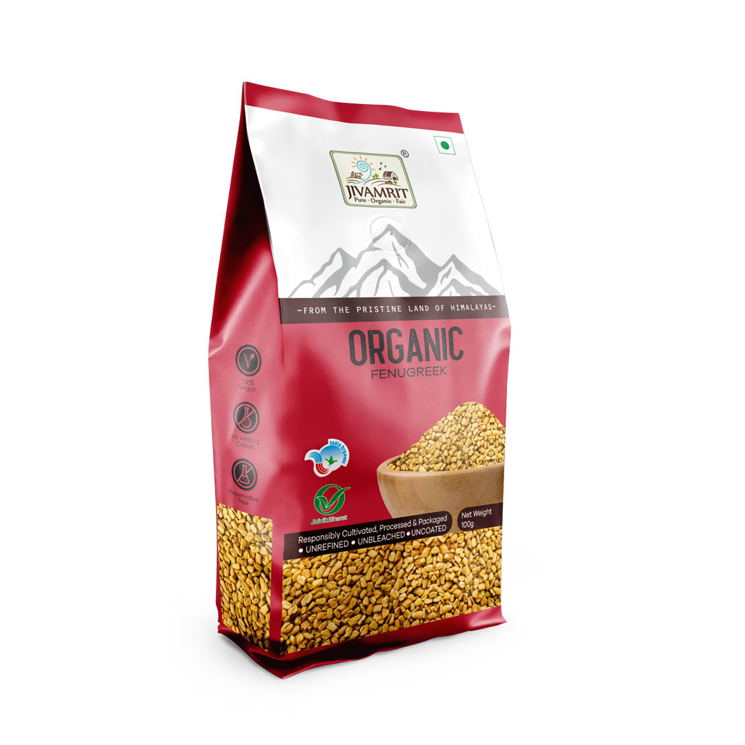 Organic Fenugreek Seeds 100g - Organic Healthy Spices