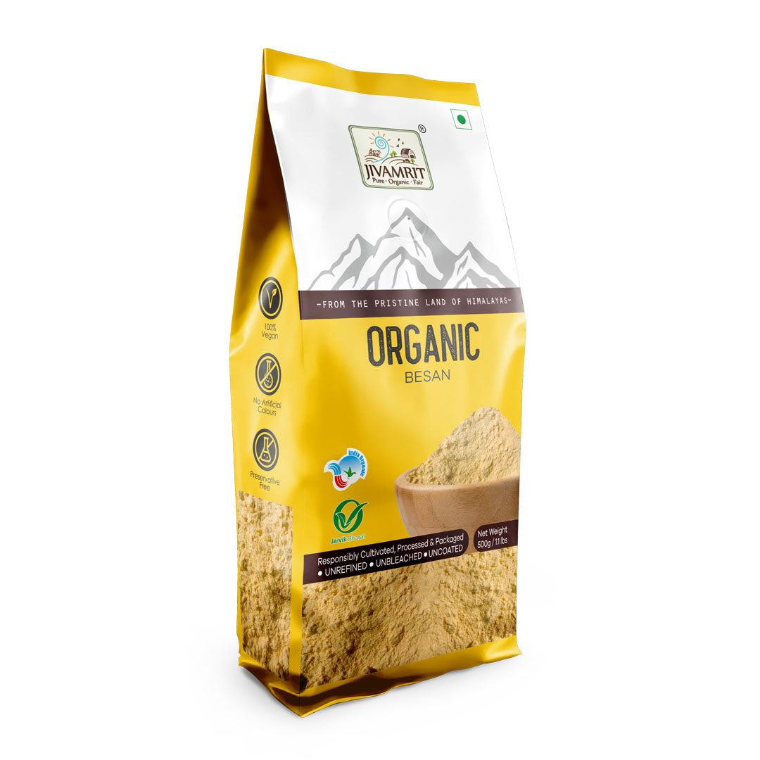 Organic Chana Besan 500g - Organic Healthy Flour